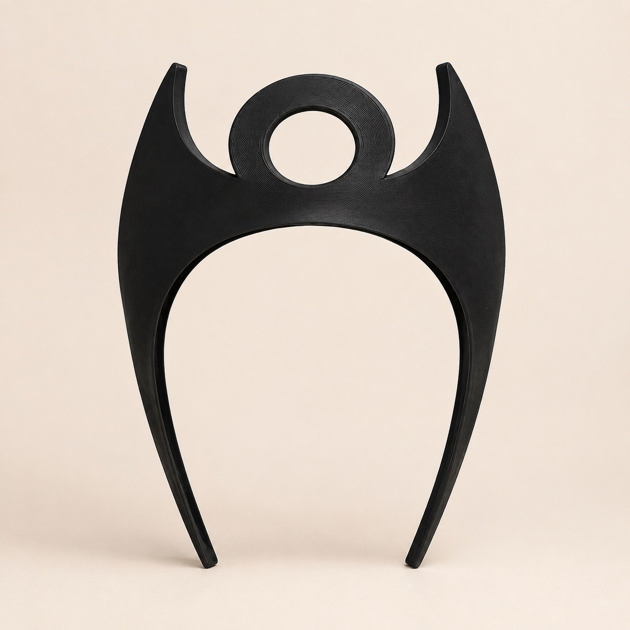 Storm Crown Headpiece, 3D Printed Fantasy Cosplay Crown, Black Sorceress Costume Accessory, Halloween Headband